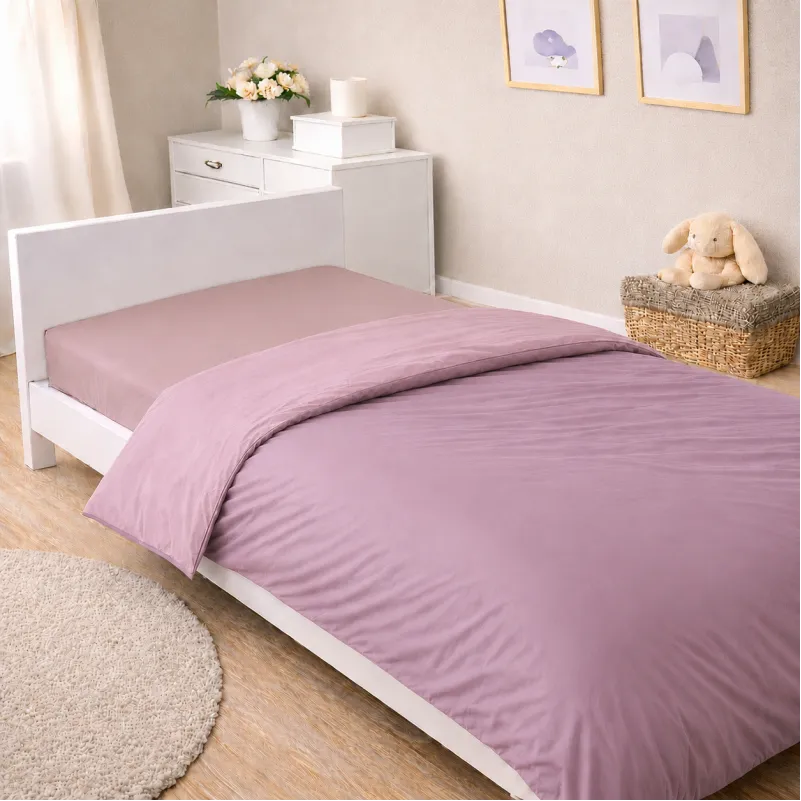 Комплект постільної білизни Сатин JUNIOR Violet 0199+0231 - 4
