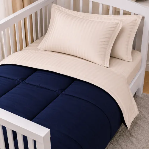 Комплект постельного белья Сатин LITTLE KIDS Satin Stripe 30-0020 + 30-0004 Danelli - 1