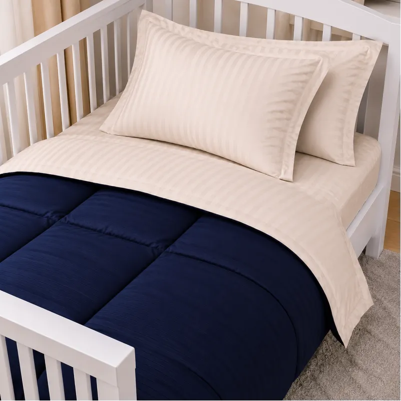 Комплект постельного белья Сатин LITTLE KIDS Satin Stripe 30-0020 + 30-0004 Danelli