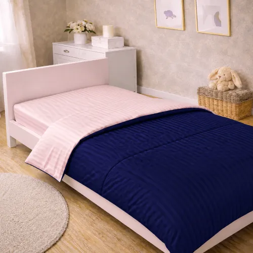 Комплект постельного белья Сатин TEENAGER Satin Stripe 30-0020 + 30-0007 Edarin - 5