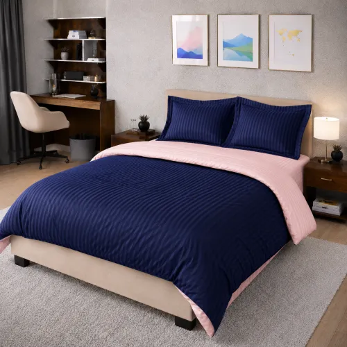 Комплект постельного белья Сатин TEENAGER Satin Stripe 30-0020 + 30-0007 Edarin - 1