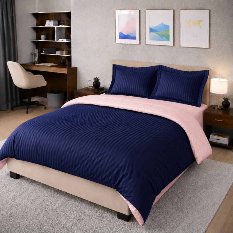 Комплект постільної білизни Сатин TEENAGER Satin Stripe 30-0020 + 30-0007 Edarin