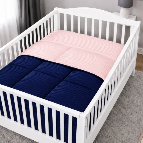 Комплект постельного белья Сатин BABY Satin Stripe 30-0020 + 30-0007 Edarin - 5