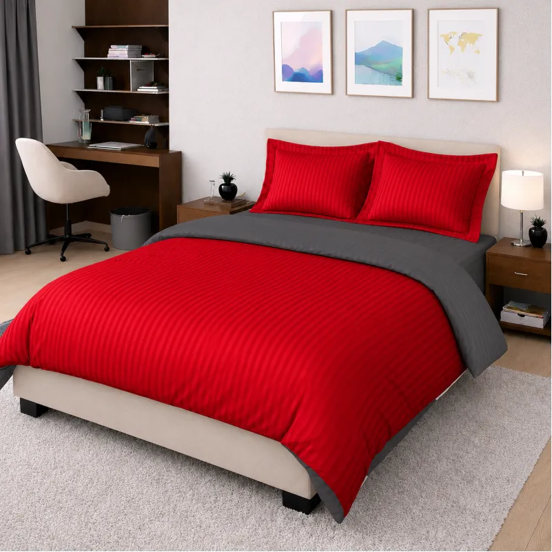 Комплект постельного белья Сатин TEENAGER Satin Stripe 30-0018 + 30-0012 Jeren