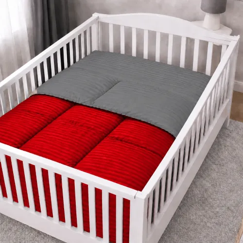 Комплект постельного белья Сатин BABY Satin Stripe 30-0018 + 30-0012 Jeren - 5