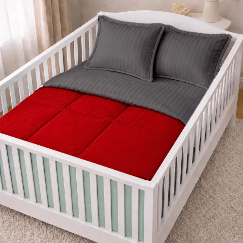 Комплект постельного белья Сатин BABY Satin Stripe 30-0018 + 30-0012 Jeren - 1