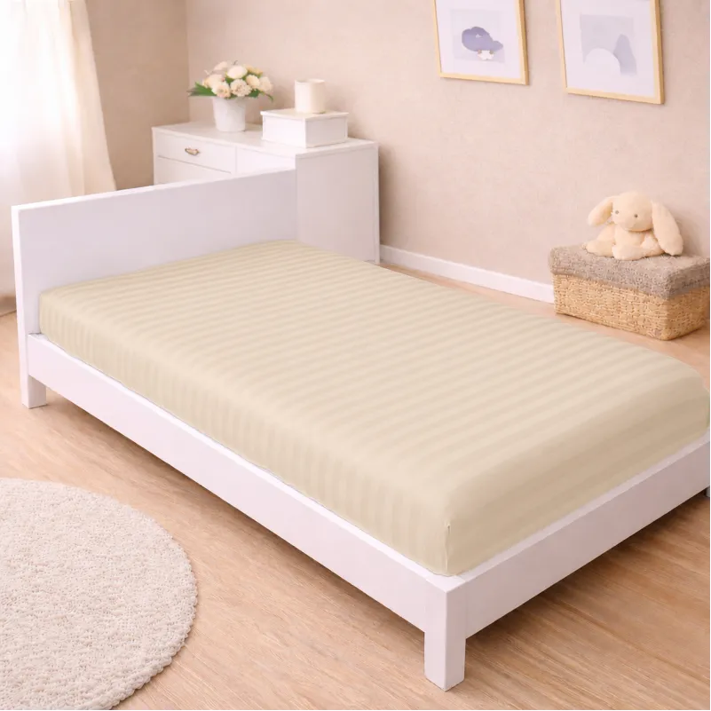 Комплект постельного белья Сатин JUNIOR Satin Stripe 30-0018 + 30-0002 Karimi Фото - 7