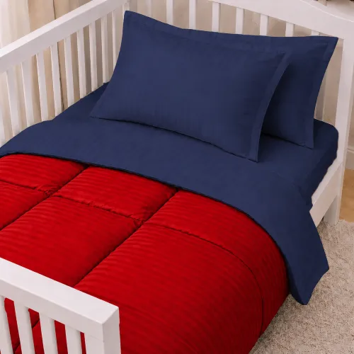 Комплект постельного белья Сатин LITTLE KIDS Satin Stripe 30-0018 + 30-0019 Mardin - 1