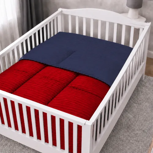 Комплект постельного белья Сатин BABY Satin Stripe 30-0018 + 30-0019 Mardin - 5