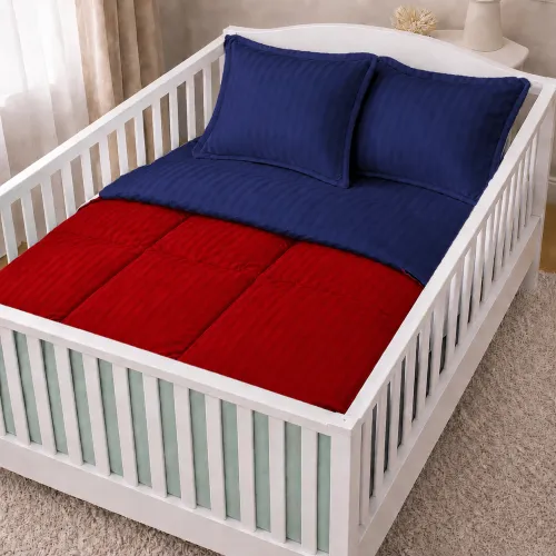 Комплект постельного белья Сатин BABY Satin Stripe 30-0018 + 30-0019 Mardin - 1