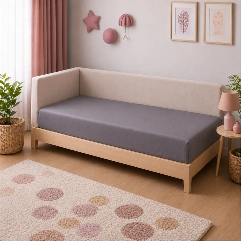 Комплект постельного белья JUNIOR Фланель 001-008 Ash grey/Pink Фото - 8