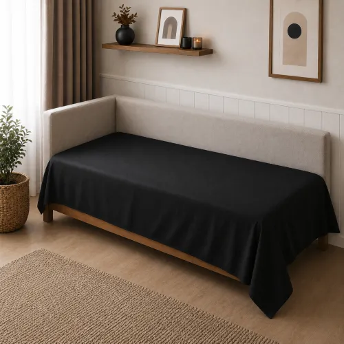 Комплект постельного белья TEENAGER Фланель 002-003 Black/Brown - 5
