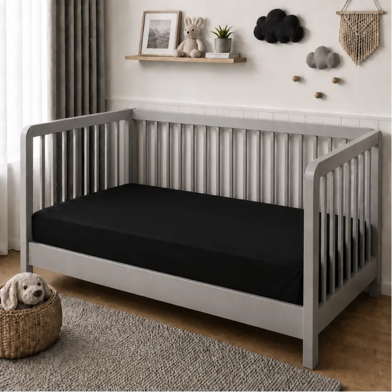 Комплект постільної білизни Фланель BABY Фланель 002-005 Black/Marengo Фото - 7