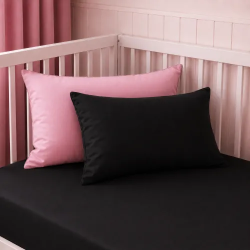Комплект постельного белья BABY Фланель 002-008 Black/Pink - 5