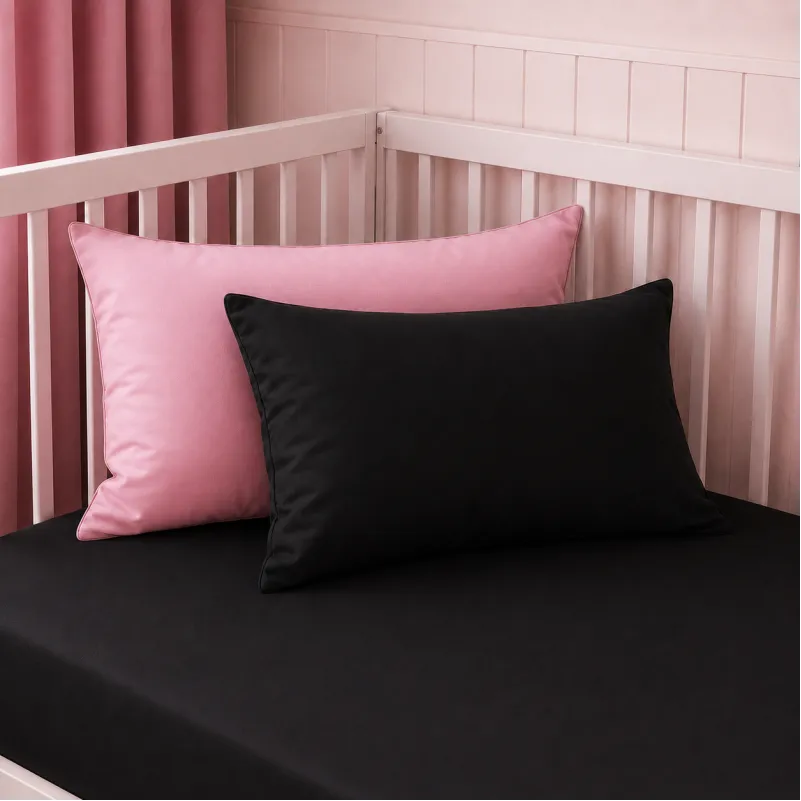Комплект постільної білизни Фланель BABY Фланель 002-008 Black/Pink - 4
