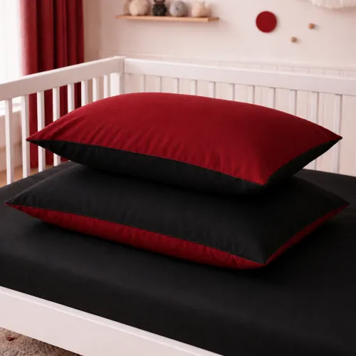 Комплект постельного белья BABY Фланель 002-009 Black/Red - 5