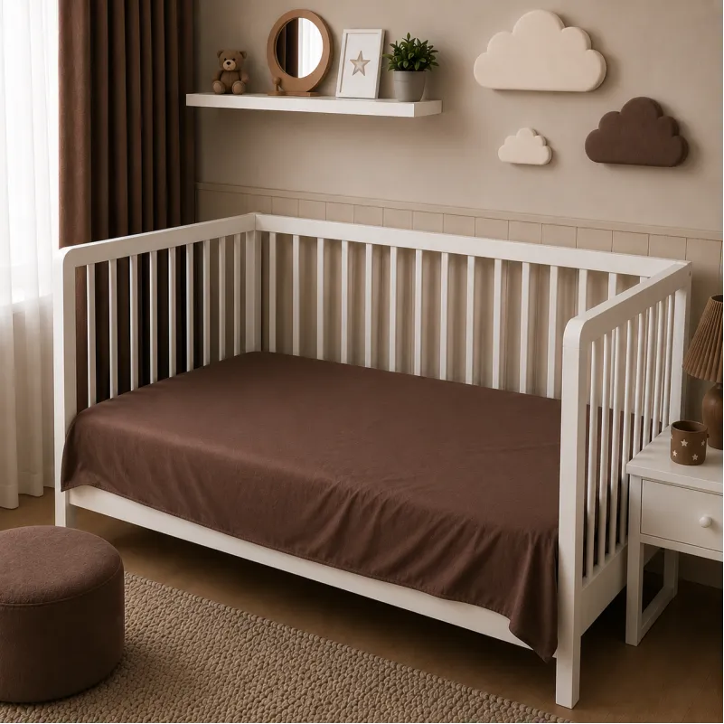 Комплект постільної білизни Фланель BABY Фланель 003 Brown - 4