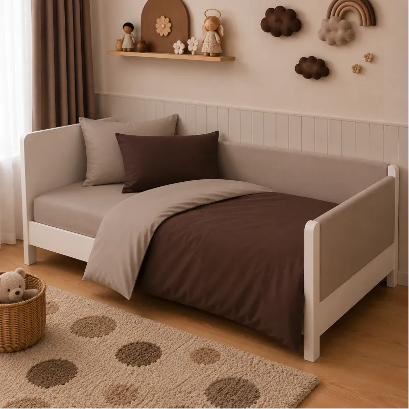 Комплект постельного белья  LITTLE KIDS Фланель 004-003 Cappuchino/Brown