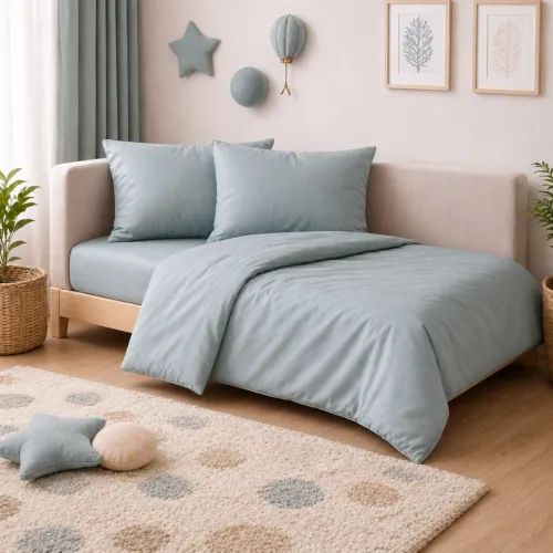 Комплект постельного белья JUNIOR Фланель 006 Menthol