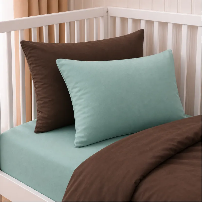 Комплект постельного белья BABY Фланель 006-003 Menthol/Brown Фото - 6
