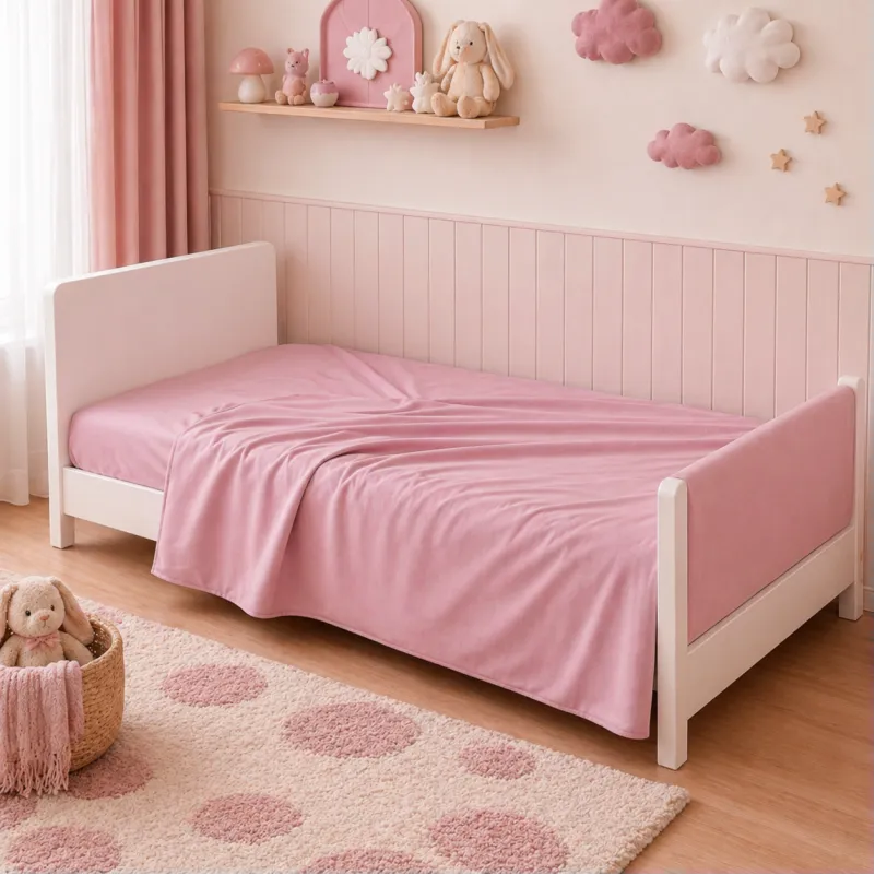 Комплект постельного белья LITTLE KIDS Фланель 008 Pink - 5