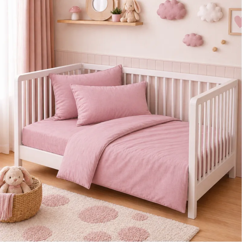 Комплект постільної білизни Фланель BABY Фланель 008 Pink