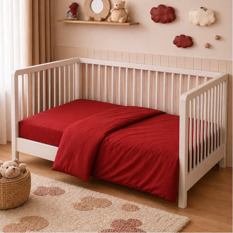 Комплект постельного белья BABY Фланель 009 Red Фото - 6