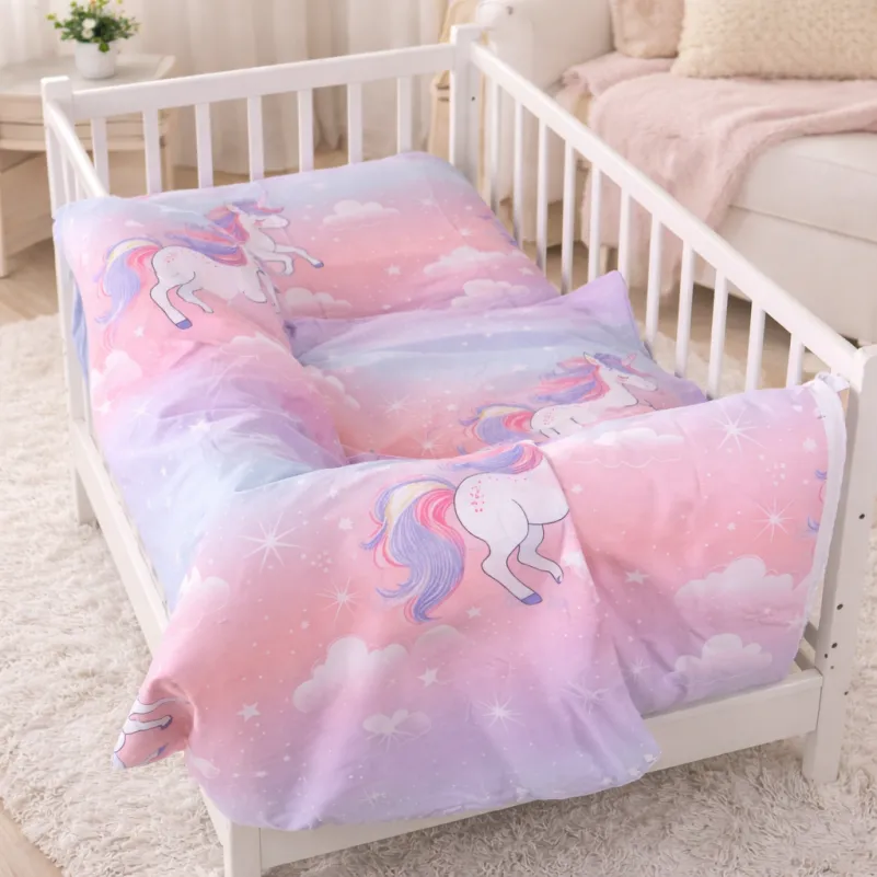 Комплект постельного белья Ranforce Elite LITTLE KIDS 17-0790 Єдиноріг на веселці - 6