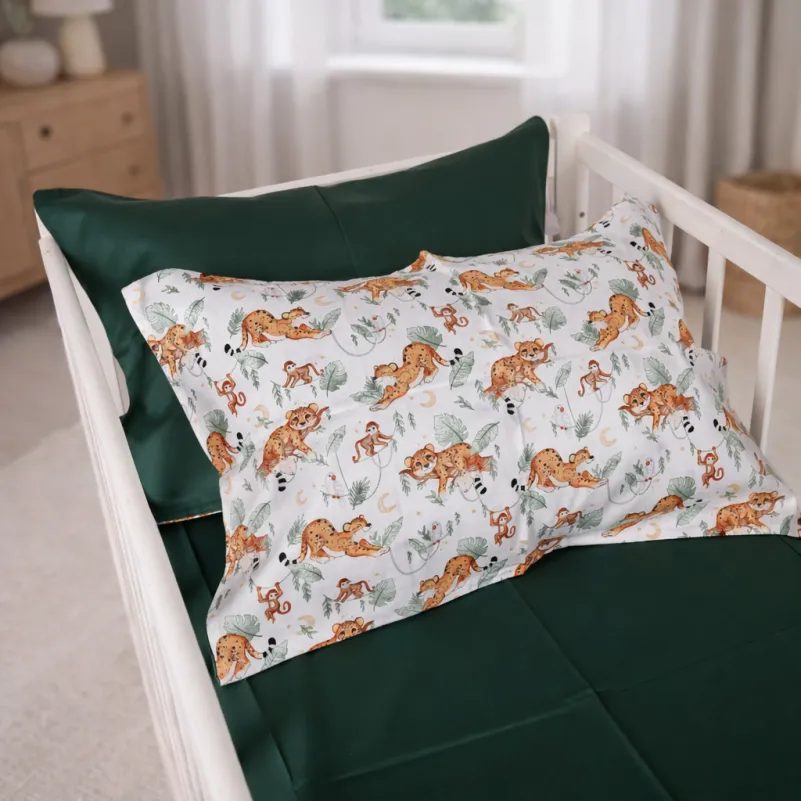 Комплект постельного белья Сатин LITTLE KIDS Kids Time 22-1420 Little Jungle Friends - 4