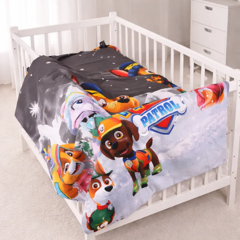 Комплект постельного белья Бязь LITTLE KIDS 17-0795 Paw Patrol Winter gray - 7