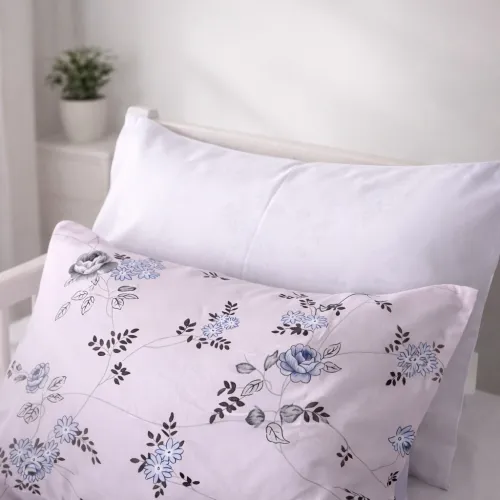 Комплект постельного белья Сатин BABY 22-1377 Flowers on Snow - 5