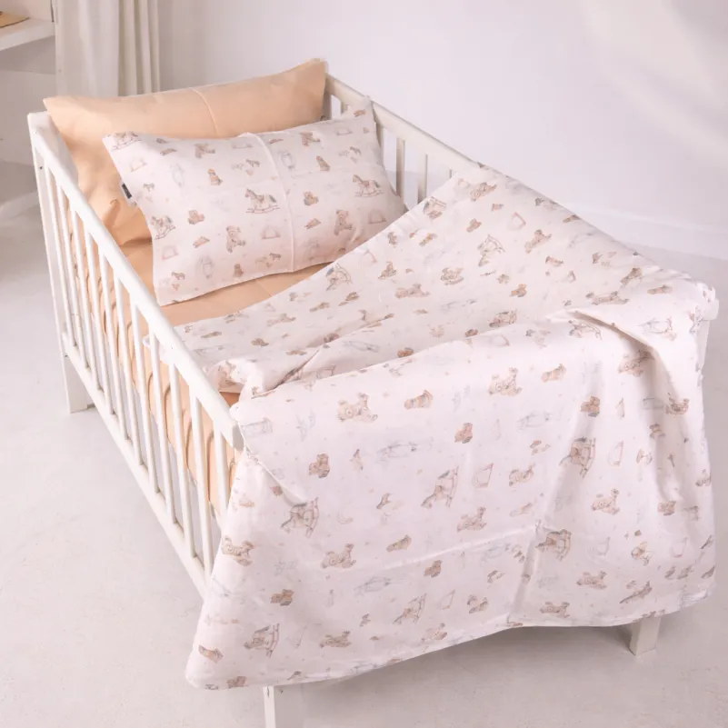 Комплект постельного белья Сатин LITTLE KIDS Kids Time 22-1422 Warm toys