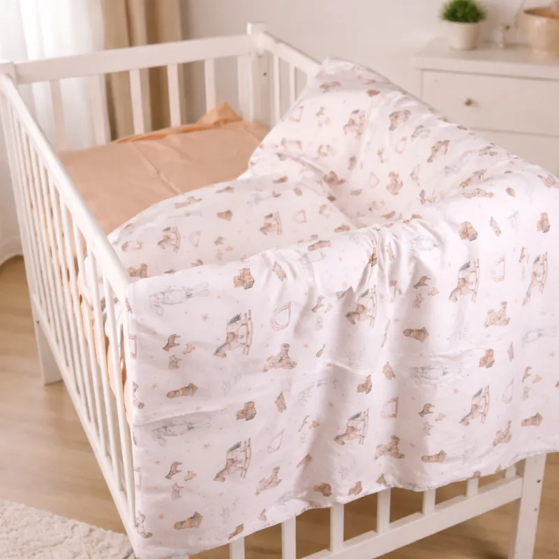 Комплект постельного белья Сатин LITTLE KIDS Kids Time 22-1422 Warm toys - 6