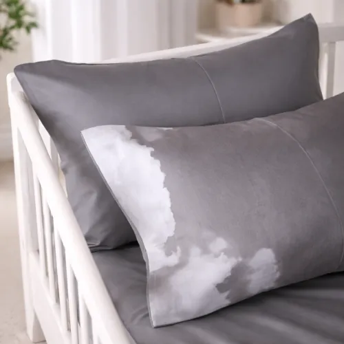 Комплект постельного белья Сатин BABY Kids Time 22-1402 Silvery Cats - 5