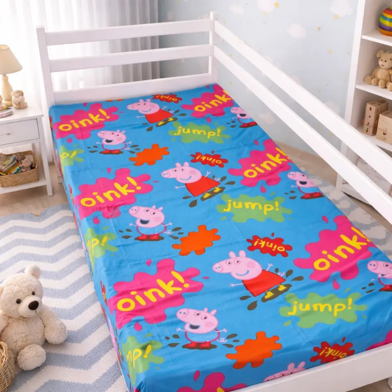 Комплект постельного белья Детский Бязь Kids Time 17-0507 Peppa - 4