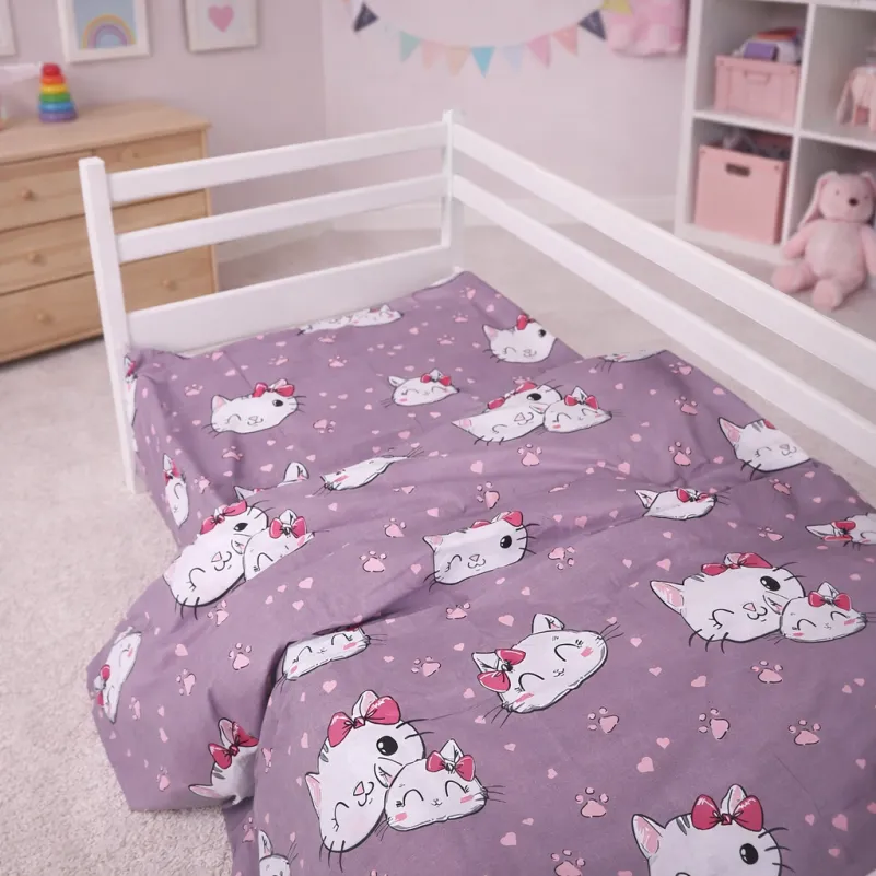 Комплект постельного белья Ranforce Elite TEENAGER 17-0691 Cat with a paw - 7