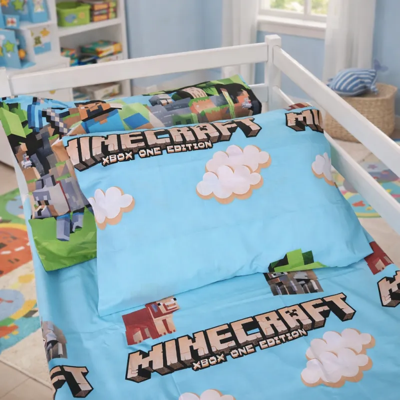 Комплект постельного белья Бязь JUNIOR 17-0597 Minecraft - 2