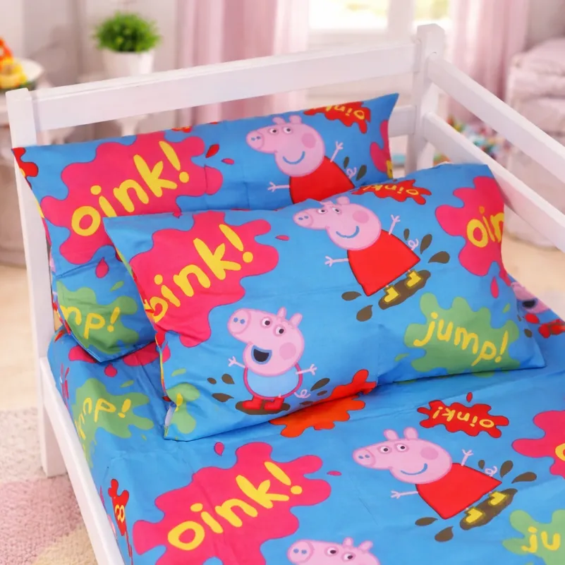 Комплект постельного белья Детский Бязь Kids Time 17-0507 Peppa - 3