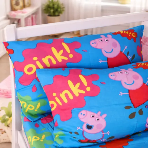 Наволочка Детская Бязь Kids Time 17-0507 Peppa - 2