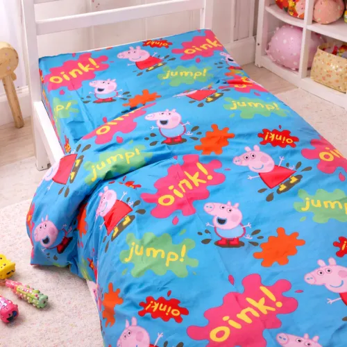 Підковдра дитяча Бязь Kids Time 17-0507 Peppa
