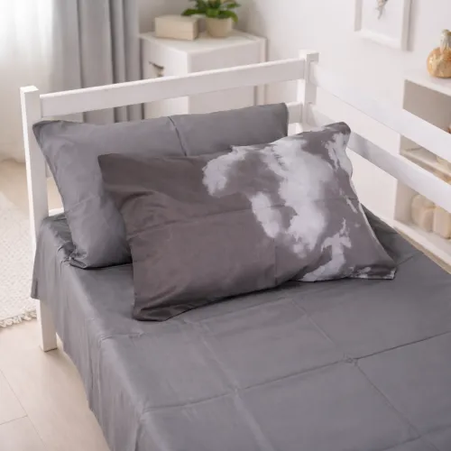 Комплект постельного белья Сатин JUNIOR Kids Time 22-1402 Silvery Cats - 5