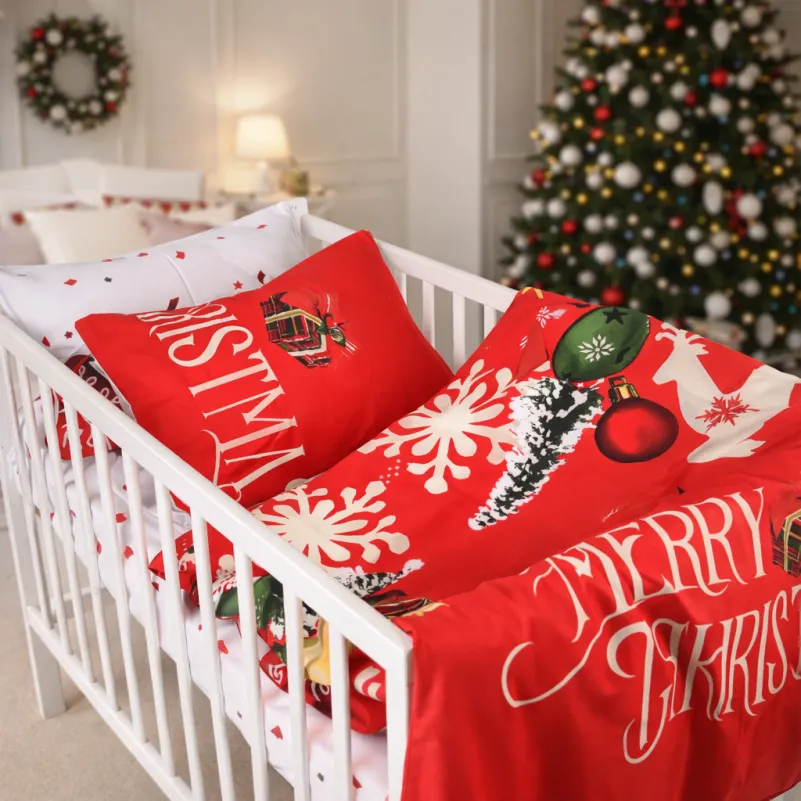 Комплект постельного белья Бязь LITTLE KIDS 17-0878 Red Miracle