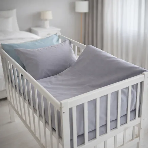 Комплект постельного белья Сатин LITTLE KIDS 22-1380 Grey Gleam