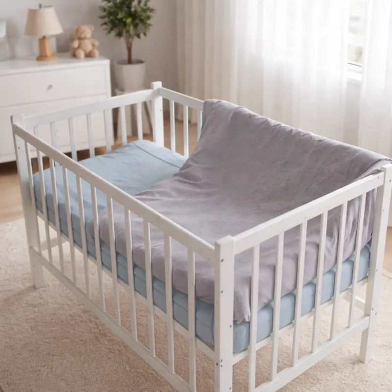 Комплект постельного белья Сатин LITTLE KIDS 22-1380 Grey Gleam - 7