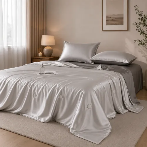 Одеяло №2031 Luxury Sleep gray 200*230 - 4