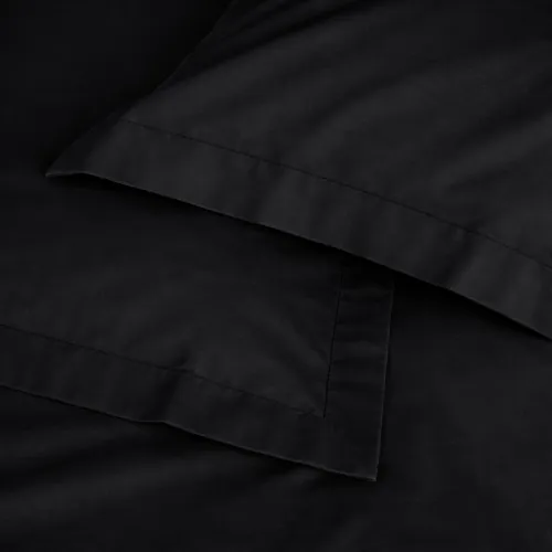 Простирадло на гумці Poplin Line "099 Black" - висота 25 см (дитячі 10 см) - 5
