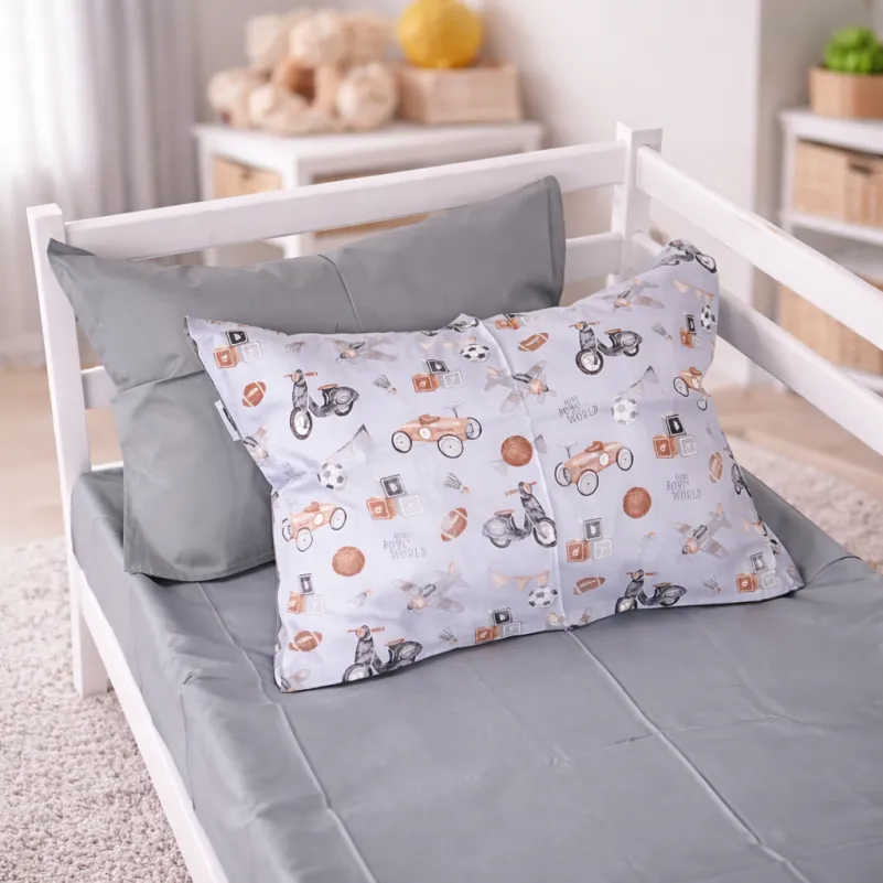 Комплект постільної білизни Сатин Kids Time 22-1417 Retro Boys' World - 1