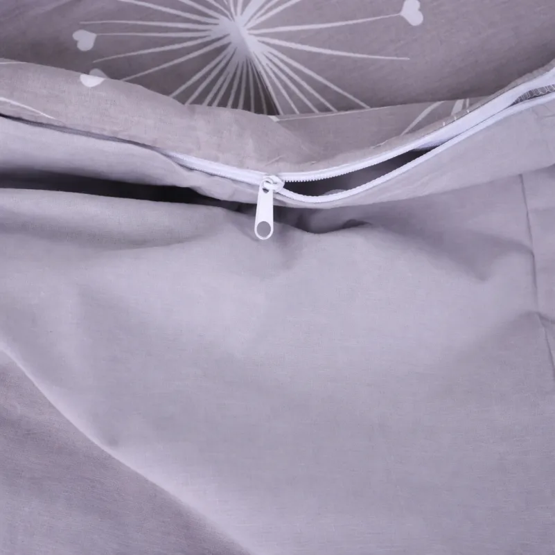 Комплект постельного белья  JUNIOR Poplin 00-3 grey dandelions - 7