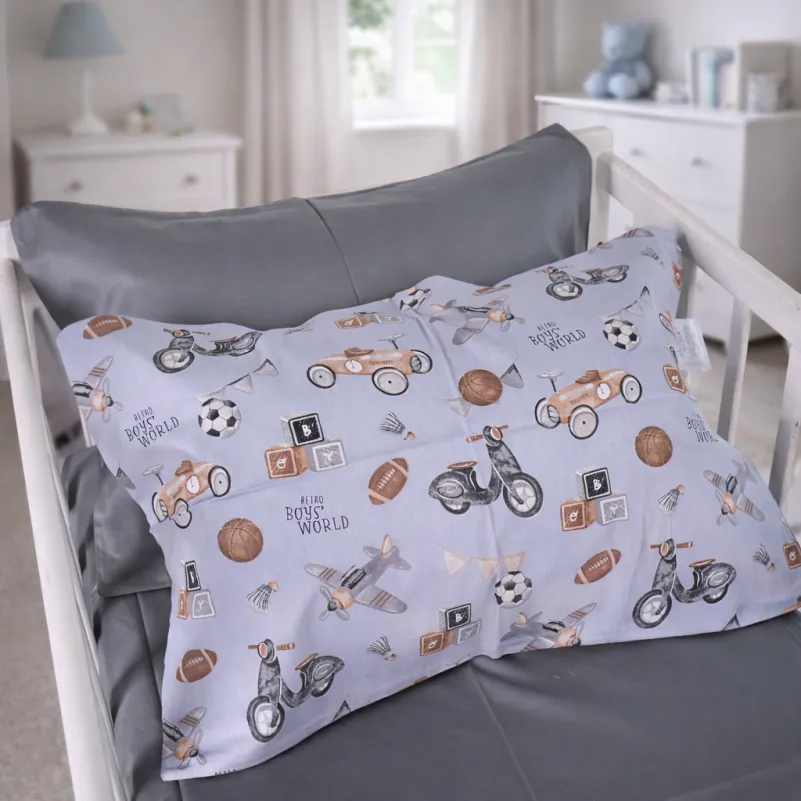 Комплект постельного белья Сатин LITTLE KIDS Kids Time 22-1417 Retro Boys' World - 6
