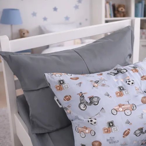 Наволочка Сатин Kids Time 22-1417 Retro Boys' World - 2